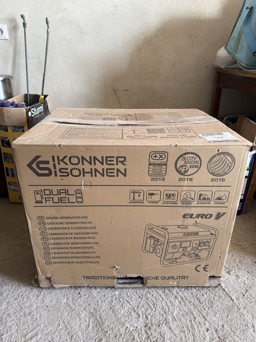 Продам новий генератор газобензиновий «Könner & Söhnen» KS 9000E G