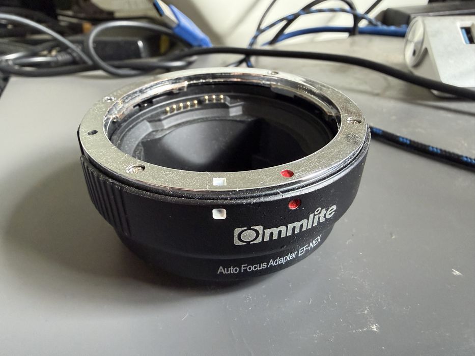 Commlite EF-NEX Auto Focus Adapter | Canon EF / EF-S → Sony E (NEX, A6xxx, A7)
