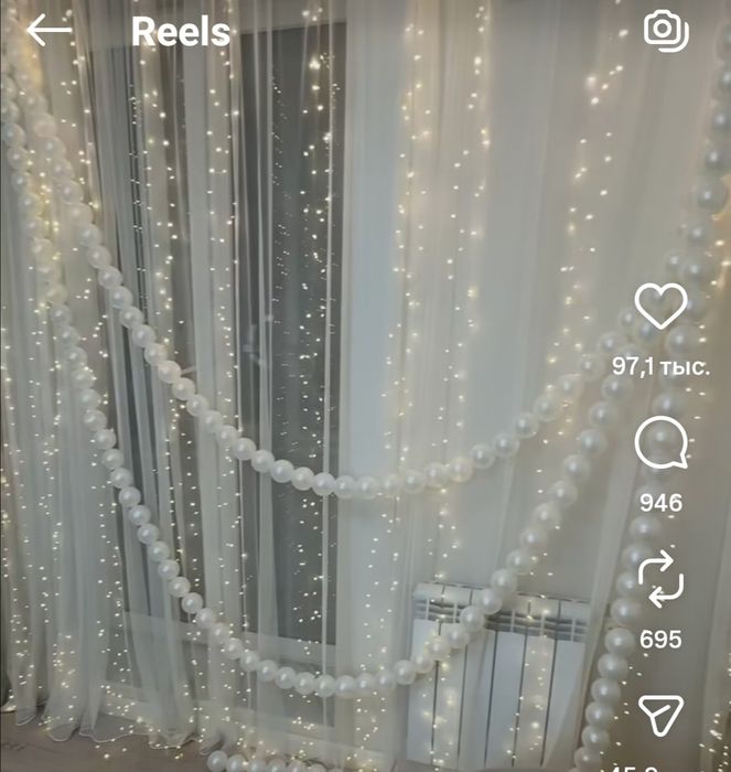 Кульки, шарики пластикові для новорічних бус та басейну