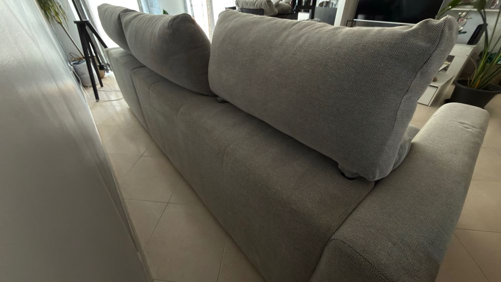 Sofá 3 lugares c/chaise longue (ESKILSTUNA - IKEA)