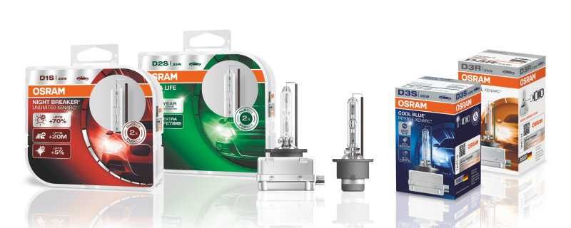 Lâmpadas LED, Xenon e Halogéneo OSRAM
