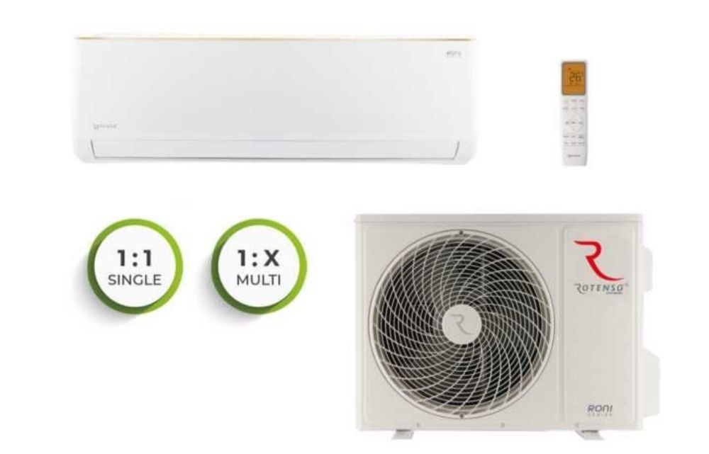Klimatyaacja Rotenso Roni 3.5 kw z montazem