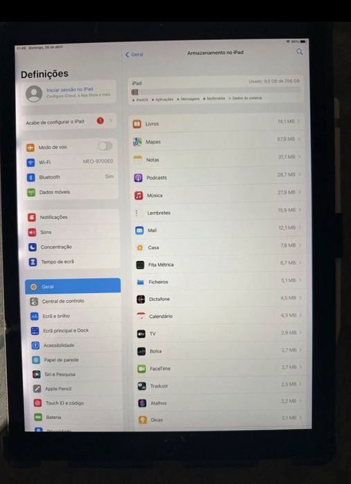 iPad Pro 12,9” Wi-Fi + celular 256gb 2017 + Pencil