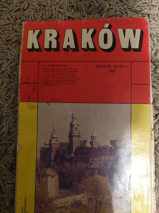 Plan miasta Kraków stary