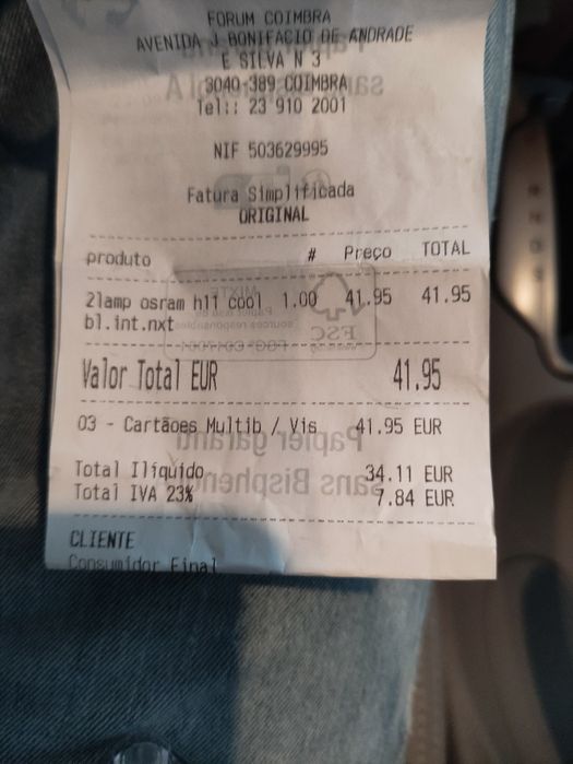 OSRAM Cool Blue Intense H11 - iguais a novas