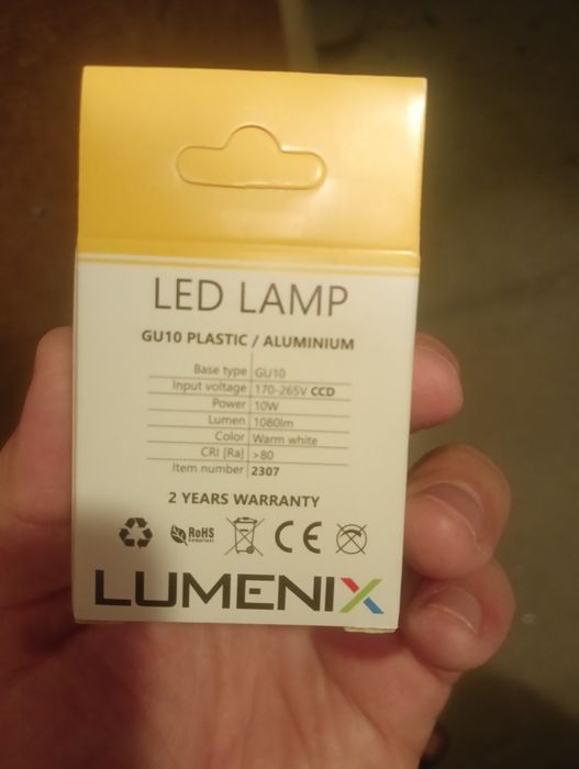 Żarówka GU10 LED 6 sztuk tanio nowe