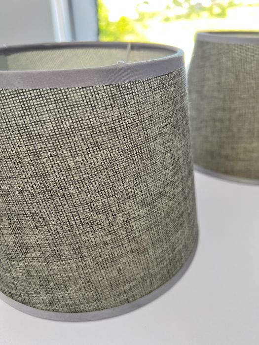 Conjunto de 2 abat-jours em tecido
