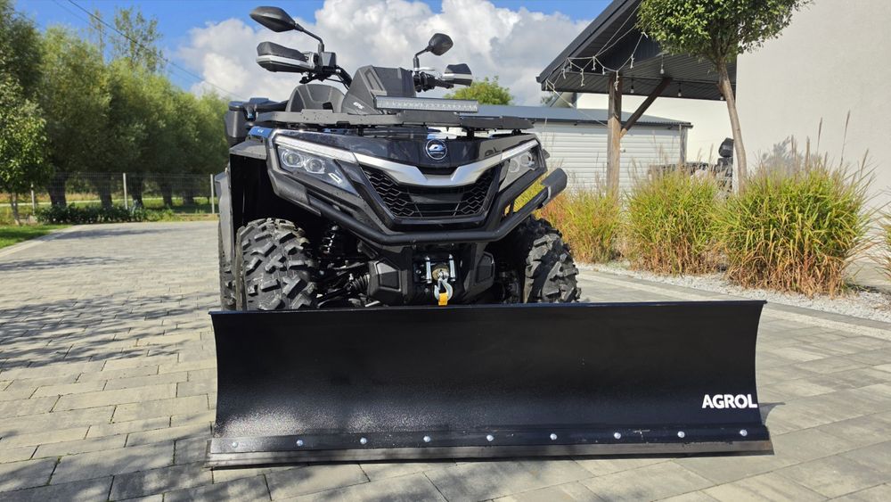 Pług do quada 150 cm z gumą do kostki