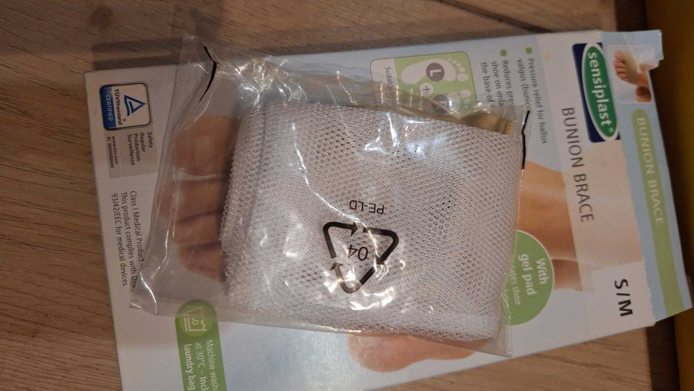 Ochraniacz na haluksa, poduszka wkład na paluch koślawy żelowa