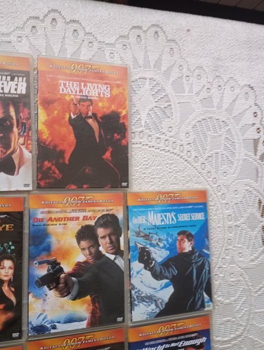 Kolekcja filmów dvd James Bond