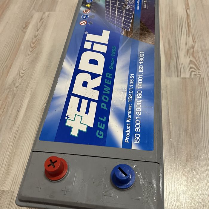 Аккумулятор гелевой ERDIL 100Ah 12 V
