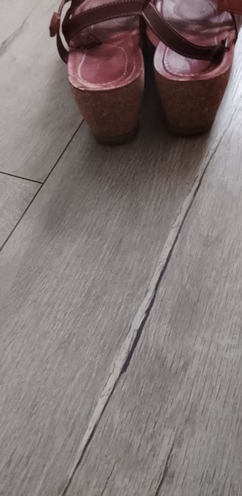 Sandały damskie ze skóry rozm 39