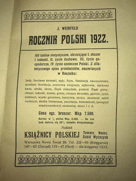 "Muzeum" 1922 r. - edukacja