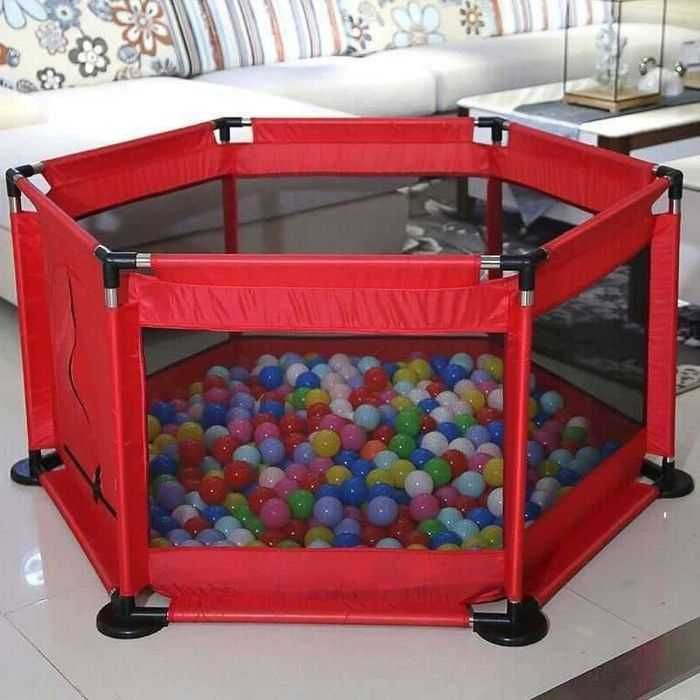 Детский манеж для развития - сухой бассейн для детских игр, для шаров