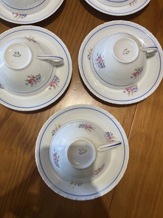 Chávenas de chá Vista alegre