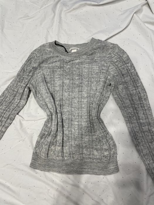 Sweter 36 S h&m szary modny jesień