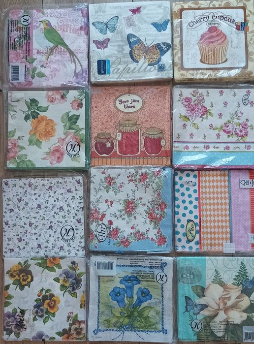 Колекція серветок для декупажу, творчості