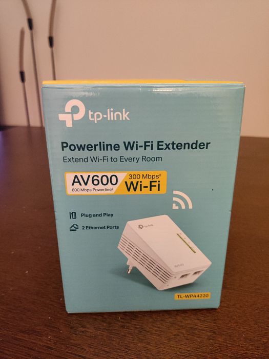 Extensor Wi-Fi Powerline TP-Link AV600 (TL-WPA4220) – Novo