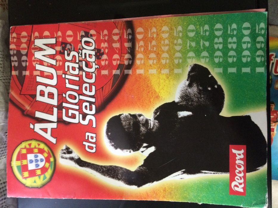Caderneta cromos futebol '' album Glórias da Selecção''