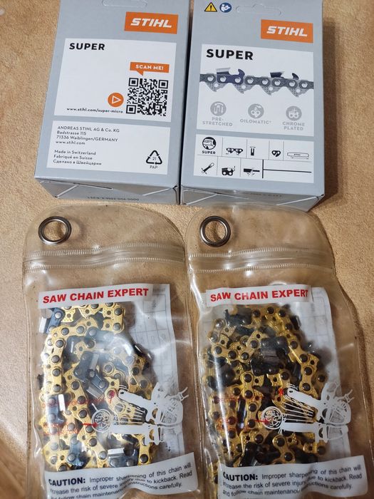 Заточка цепей бензопил