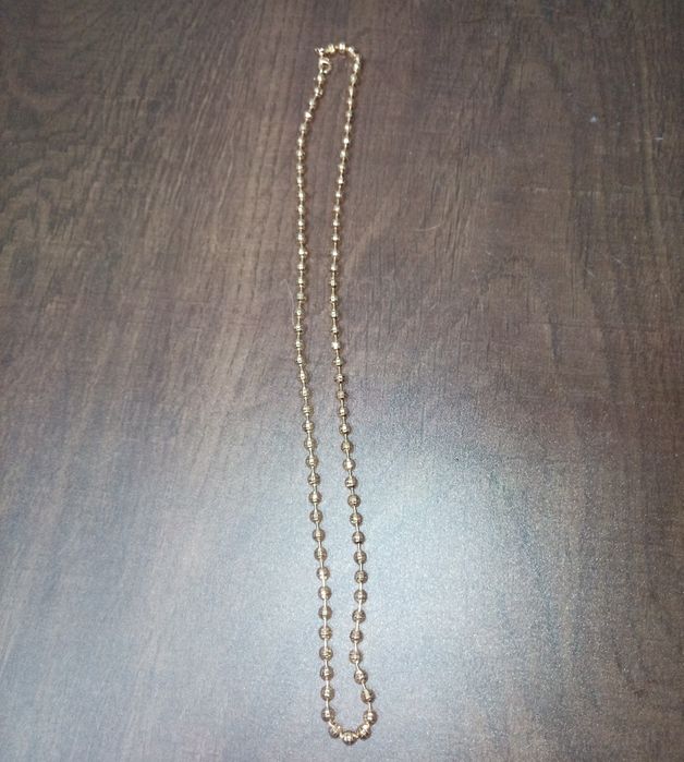 Colar liga banhado a ouro