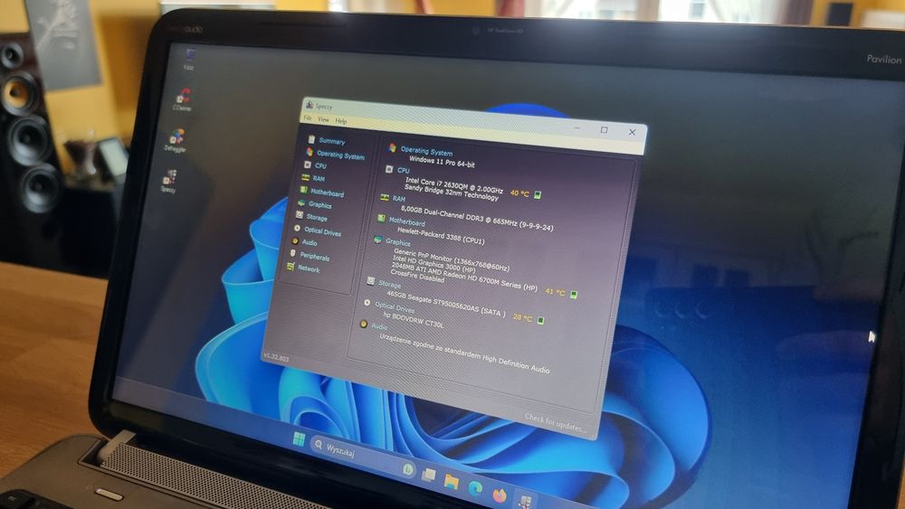 Laptop HP DV6 Pavilion, Win11 / 15,6 / i7 / 8GB RAM / HDD 500GB okazja