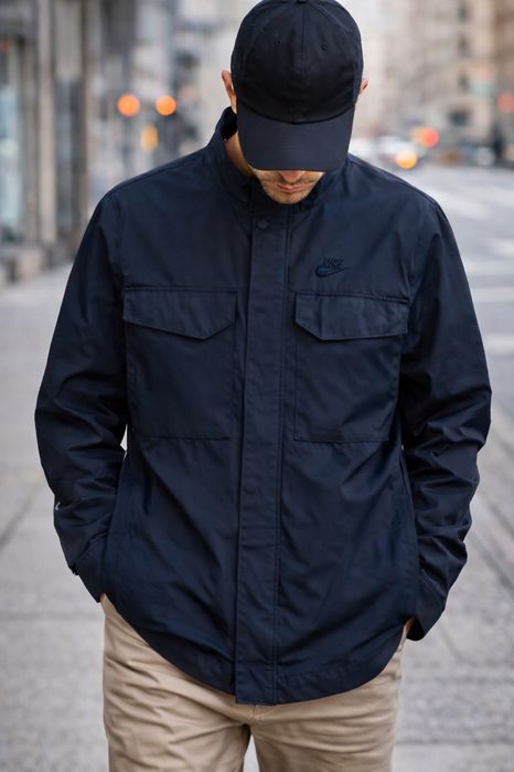 Kurtka Nike Sportswear granatowa męska M lekka wiosenna jak nowa
