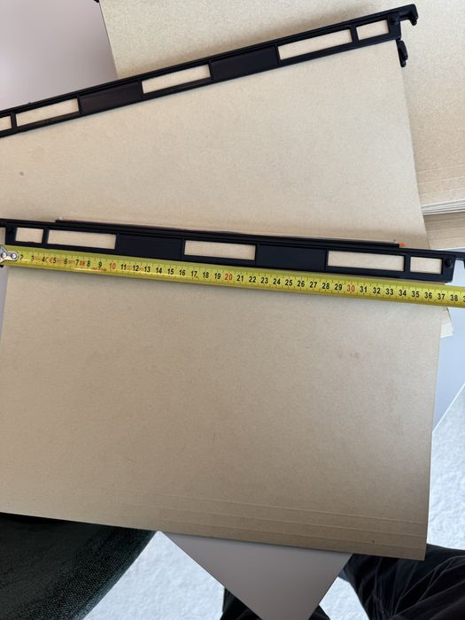 Bolsas de arquivo suspensas