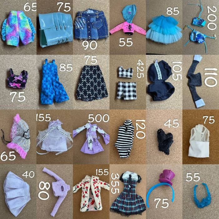 Аксесуари, одяг, взуття для monster high, rainbow high,ever after high