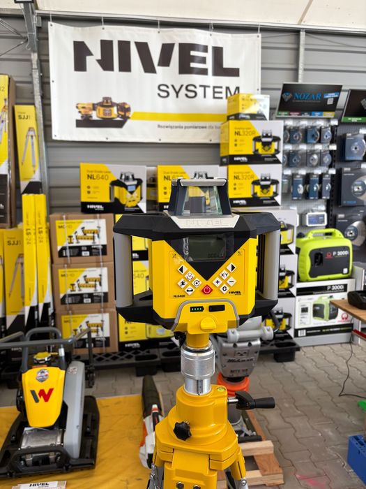 Nivel System Niwelator laserowy NL 620 R lata statyw RD 600 Nowy fv