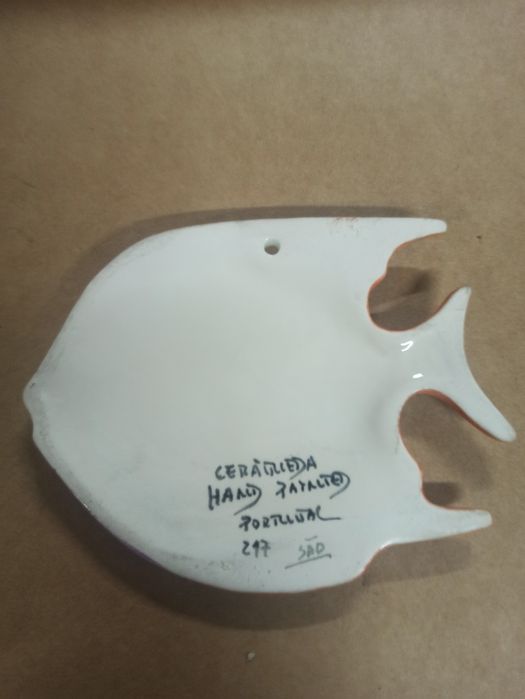 Lote 3 peixes em cerâmica da Ceràgueda