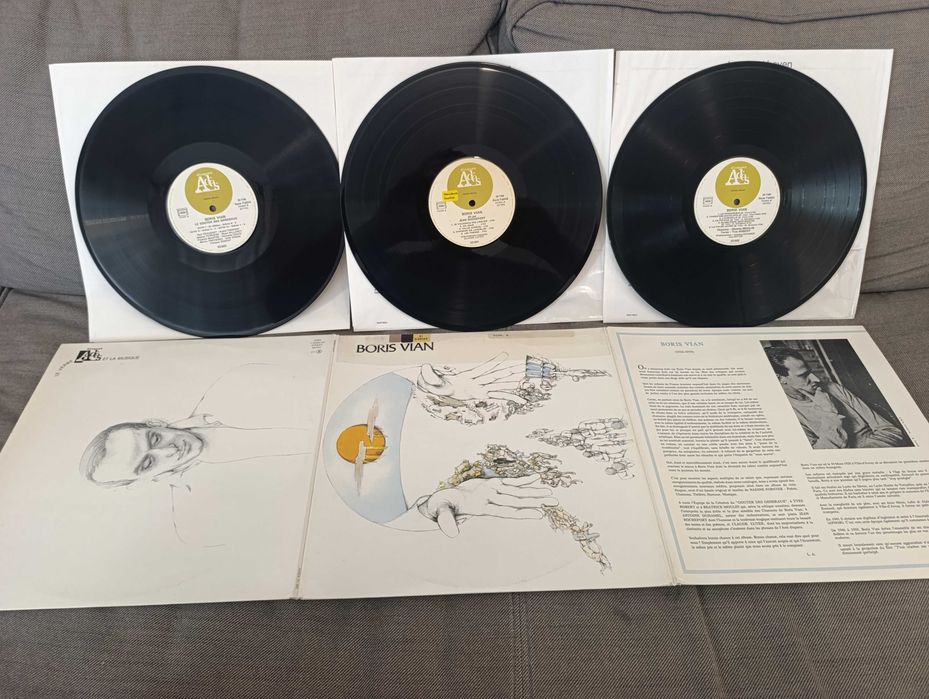 Boris Vian By Various – Boris Vian 3xLP France 1976 r. (stereo/mono/double gatefold) Unikat !