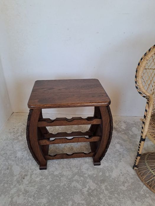 Szafka na wina beczka stylowa półka na wina