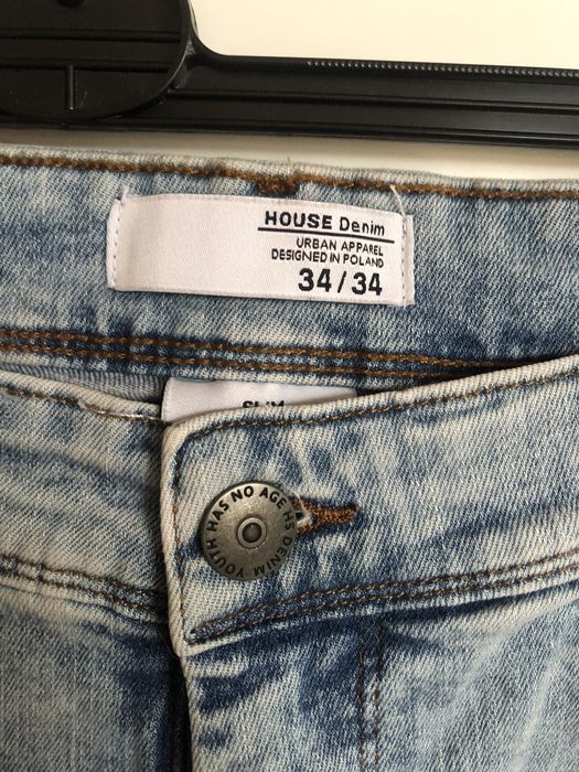 Jeansy slim rozmiar 34