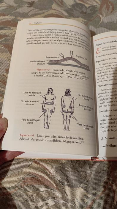 Livro "conselhos para diabéticos"