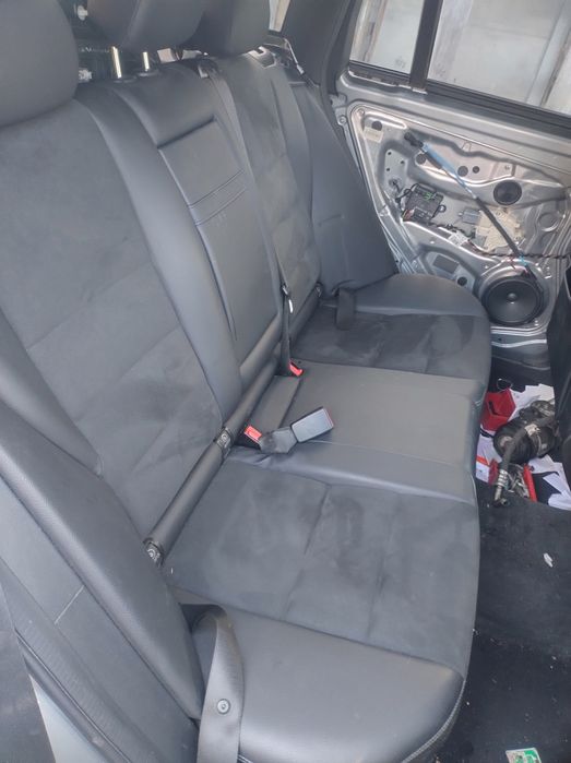 Mercedes Benz glk fotele siedzenia tapicerka skóra  alkantara
