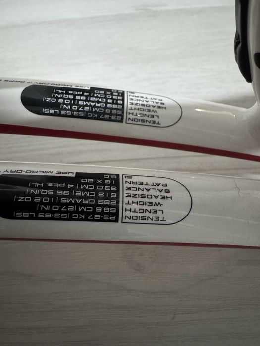 Par Wilson nCode Six.One Team 95 – Grip 3 – Muito bom estado