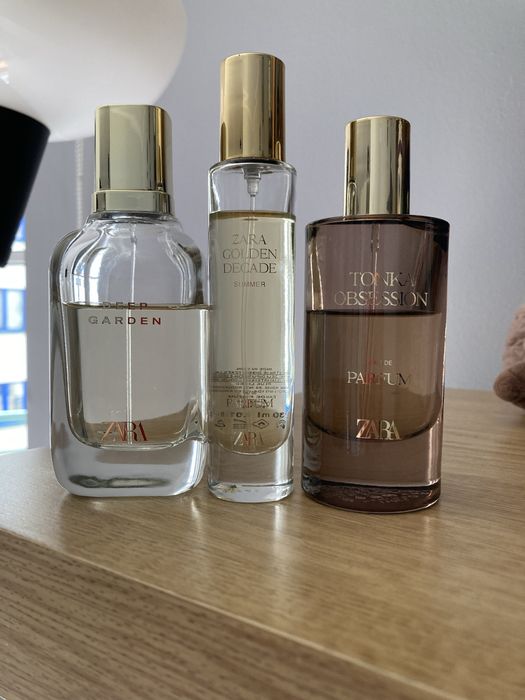 Zara perfumy 3 różne zapachy za 110 zł.