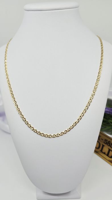 Złoty łańcuszek splot Gucci próba 585 14k