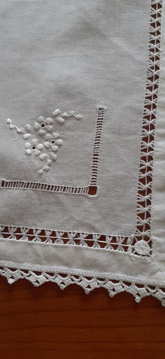 Dois Belos Panos Tabuleiro Linho