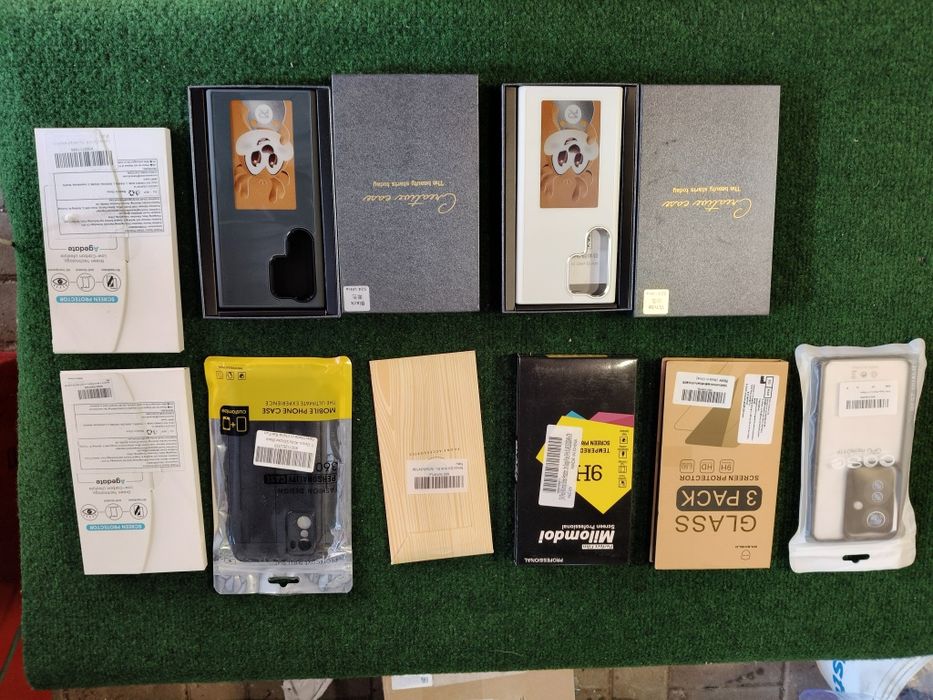 Nowy zestaw akcesorii do telefonów szkła hartowane oraz etui
