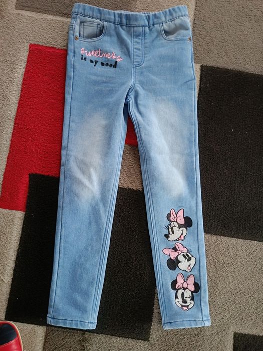 Jeansy dla dziewczynki roz 128