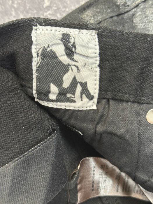 Rick Owens flared waxed jeans клеш кльош