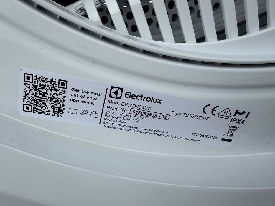 Сушильна Машинка Electrolux