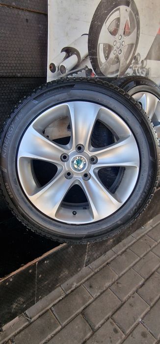 Alufelgi+Opony 205/55 16 5x112 Et45 SKODA Superb II