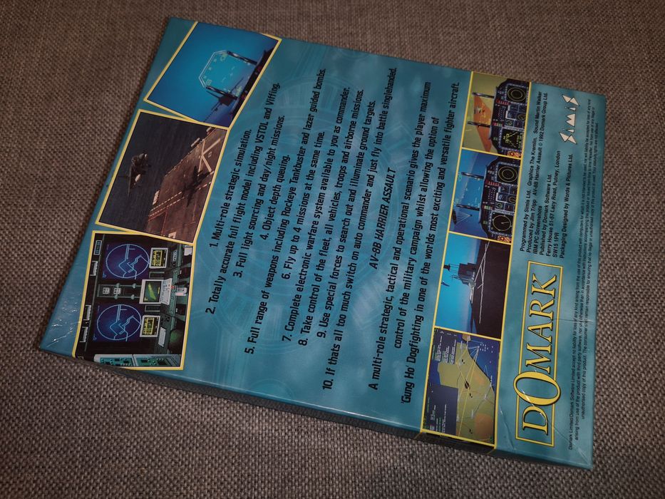 AV-8B Harrier Assault AMIGA gra BIG BOX Retro 1992 (kioskzgrami)