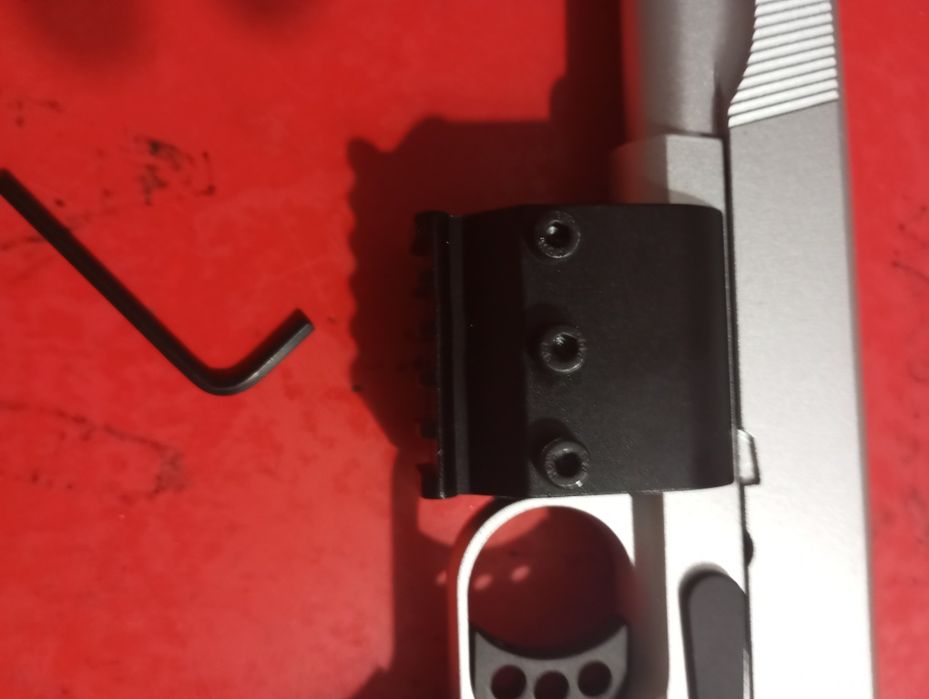 Suporte para pistolas sem rail airsoft em alumínio