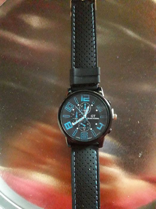 relogio sport novo blue