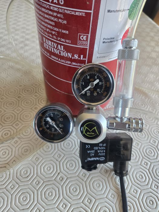 Sistema completo Co2 aquario