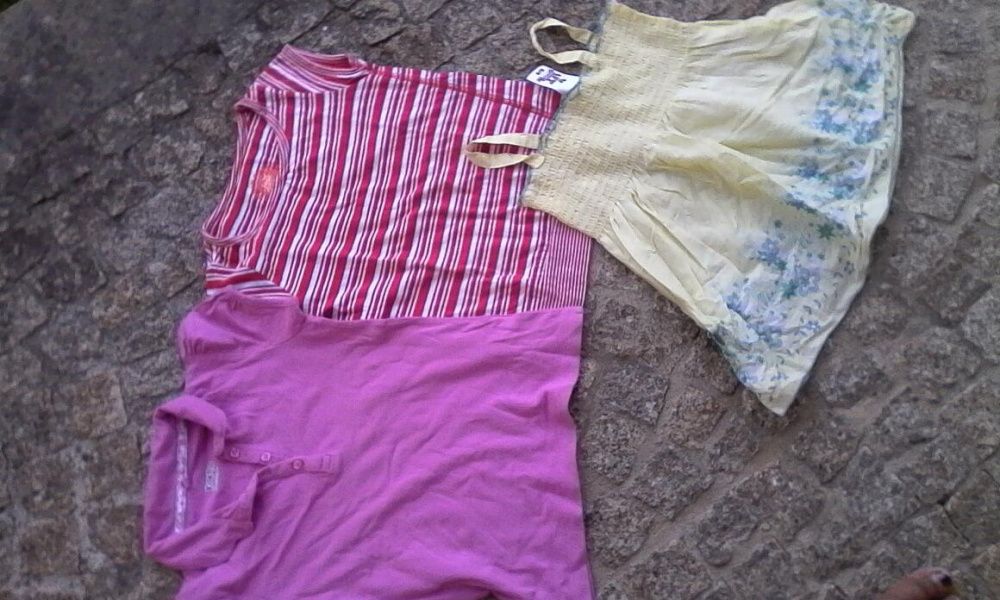 T- shirts , camisolas manga curta, comprida, casacos